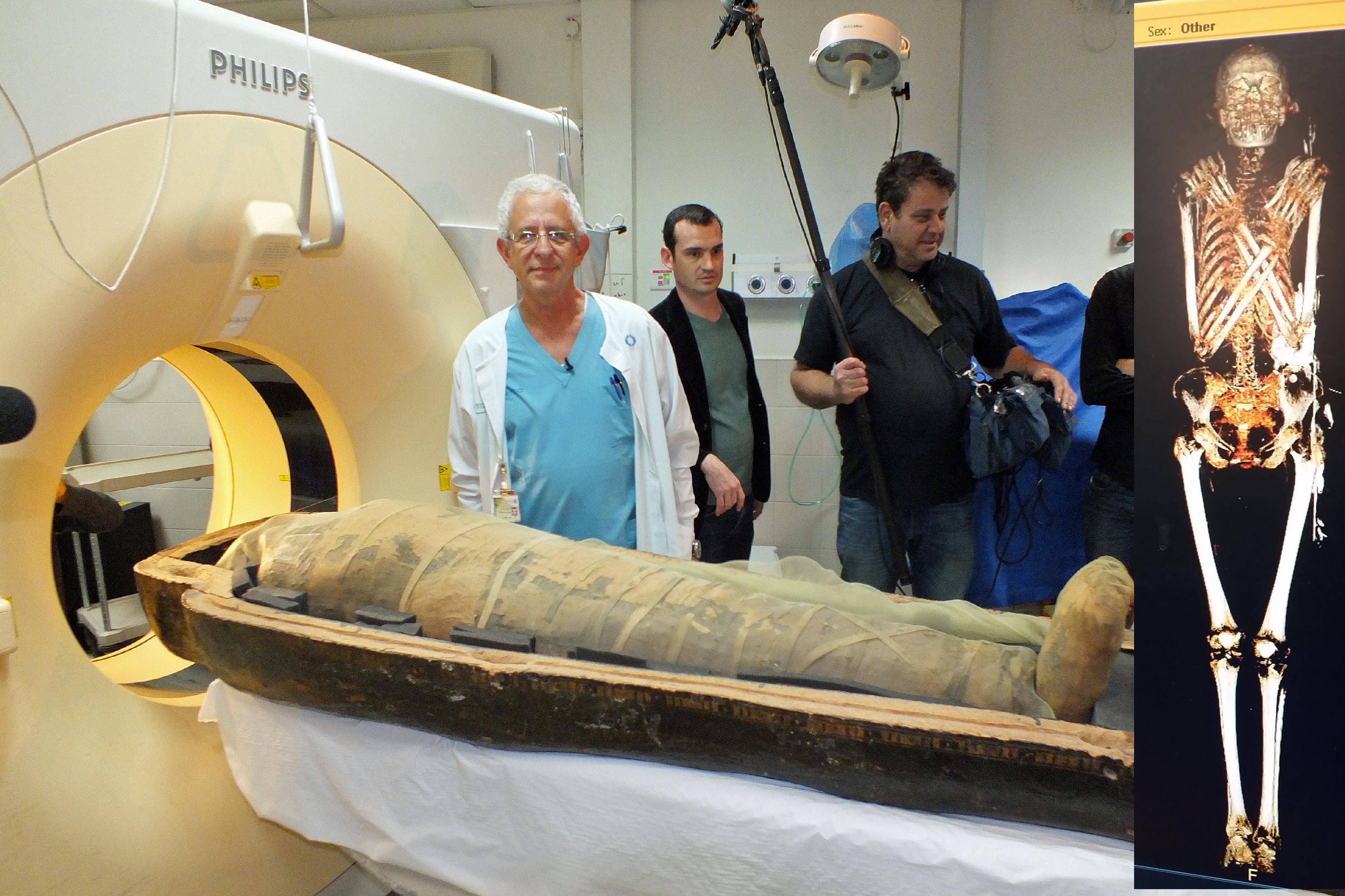 Египетская Мумия в томографе
